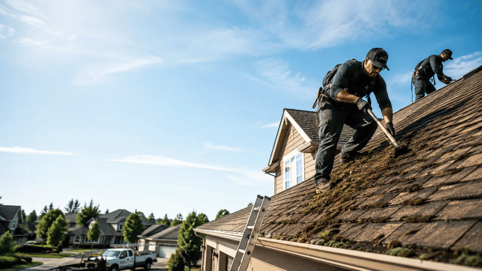Roof Moss Removal in Pennington, NJ near me